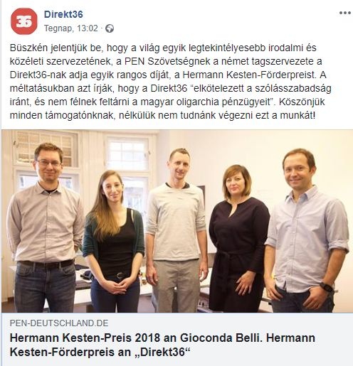 Német díjat kapott a magyar oknyomozó portál